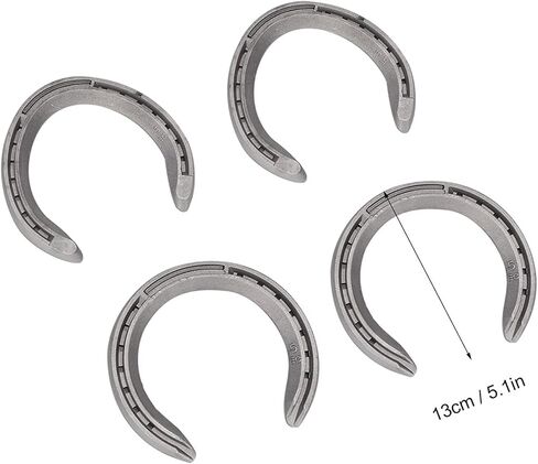 Domary Aluminum Alloy Horseshoe KIT Anti Slip WEAR Resistant for Horse Riding Equipment (6) in Kuwait