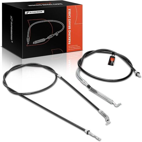 A-Premium Rear Passenger Side Parking Brake Cable Assembly Compatible with Dodge Models: Ram 1500 2002-2008, Ram 2500 2008, Ram 3500 2008 - Replace# 52010066AA in Saudi Arabia