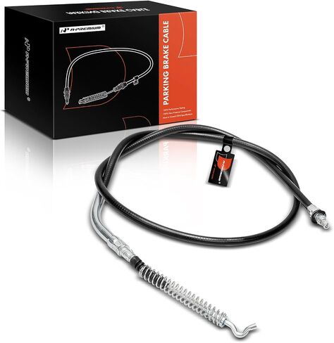 A-Premium Rear Passenger Side Parking Brake Cable Assembly Compatible with Dodge Models: Ram 1500 2002-2008, Ram 2500 2008, Ram 3500 2008 - Replace# 52010066AA in Saudi Arabia