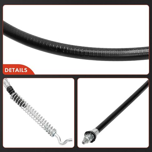 A-Premium Rear Passenger Side Parking Brake Cable Assembly Compatible with Dodge Models: Ram 1500 2002-2008, Ram 2500 2008, Ram 3500 2008 - Replace# 52010066AA in Saudi Arabia
