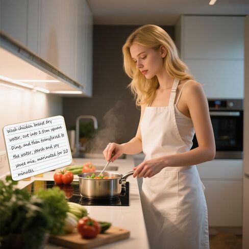 اللوحة البيضاء الصغيرة ، ألواح Laprowards الجافة 9'x 12 '' Mini Board مزدوجة الجوانب المحمولة للطلاب اللوازم المدرسية للطلاب (6 لوحات بيضاء) in Kuwait