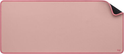 Logitech Desk Mat - Studio Series, Multifunctional Large Desk Pad, Extended Mouse Mat, Office Desk Protector with Anti-Slip Base, Spill-Resistant Durable Design - Pink in Saudi Arabia