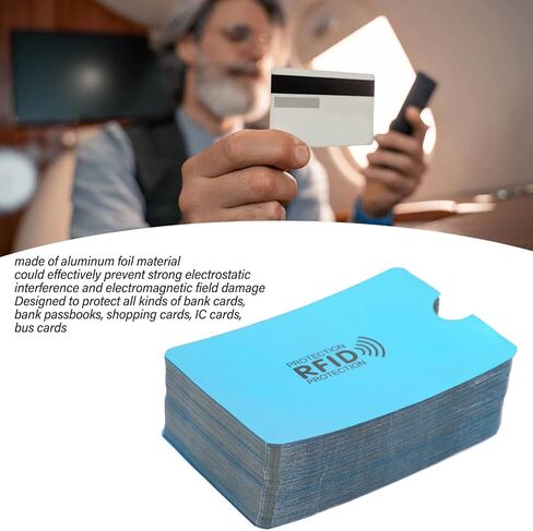 CREDIAL CARDER CASETECTION CASE ANTITHEFT MAGNECT PAD لبطاقات التسوق (الأزرق) in Kuwait