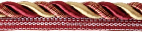 Fenghuangwu 13 Yard Handmade Cord Trim，1Cm/0.39Inch Diameter Twisted Trim Cord Rope for DIY,Home Décor,Upholstery,Curtain Tieback-Pink in Saudi Arabia