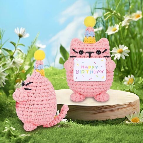 RUIOMII Dog Crochet Animal Kit for Beginners, Crochet Kits for Adults, Knitting Kit with Step-by-Step Video Tutorials in Kuwait