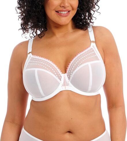 Elomi Women's Plus-Size Matilda Underwire Plunge Bra, Black, 36F in Saudi Arabia