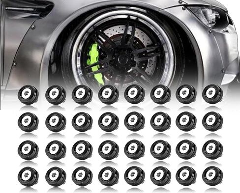 32-Pieces M6 Anodized Aluminum Washer Kit for Widebody Hardware, Fender Flares, Bumper Bolt, Engine Bay Dress Up Installation Kit, Blue in Saudi Arabia