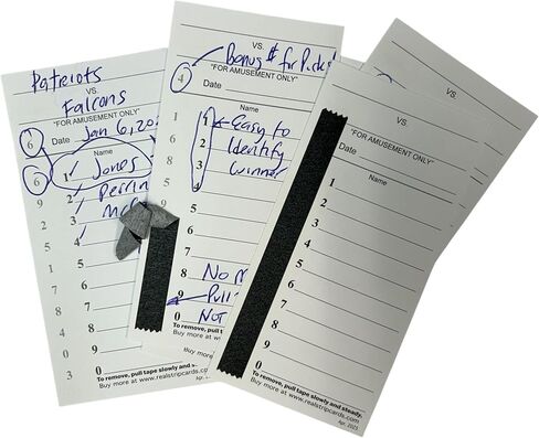 10 Line Strip Cards. 100 Pack. Football, Breaks, Includes Bonus # & Instructions. in Saudi Arabia