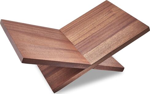 Honygebia Solid Wood Book Stands - Cross Frame Walnut Wooden Book Holder, Open Bookstand for Display and Reading, Suitable for Art, Bible, Cookbook, Easel, Magazine, Textbooks in Kuwait