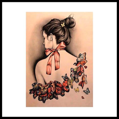 ورق الأرز اللزج لتفكك ، ورقة التوت اللاصق الذاتي والورق ، ورق decoupage للأثاث ، وتفكك الحجم الكبير ، وأنماط وتصميمات المرأة PRT2 (2198) in Kuwait