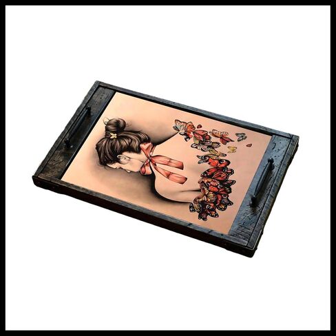 ورق الأرز اللزج لتفكك ، ورقة التوت اللاصق الذاتي والورق ، ورق decoupage للأثاث ، وتفكك الحجم الكبير ، وأنماط وتصميمات المرأة PRT2 (2198) in Kuwait