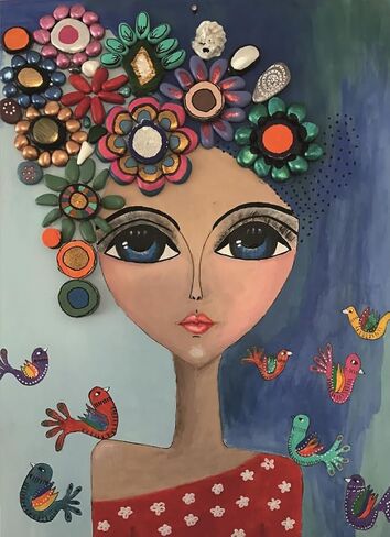 ورق الأرز اللزج ل decoupage ، التوت اللاصق الذاتي والورق الأثاث الورقي ، decoupage الحجم الكبير ، لوازم الحرف ، أنماط وتصميمات المرأة PRT4 (2723) in Kuwait