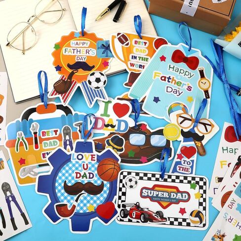 JUNEBRUSHS 32 Pcs Fall Crafts, Autumn Sticker Crafts Thanksgiving Turkey Scarecrow Sticker Fall DIY Hanging Ornaments Craft Harvest Party Favors Home Classroom Decor in Kuwait