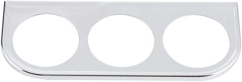 Meter Mount Holder, 52mm/2in 3-Hole Triple Instrument Panel Shell Gauge Mounting Bracket Car Dashboard Meter Iron Holder(Black) in Kuwait