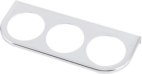 Meter Mount Holder, 52mm/2in 3-Hole Triple Instrument Panel Shell Gauge Mounting Bracket Car Dashboard Meter Iron Holder(Black) in Kuwait