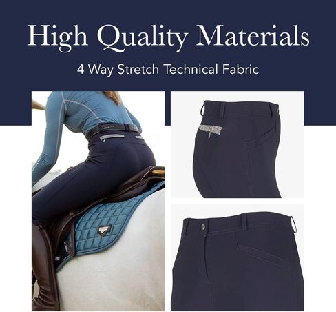 سراويل LeMieux Dynamique Knee Grip للنساء - سراويل الفروسية لركوب الخيل - سراويل ركوب الخيل Jodhpur للسيدات in Kuwait