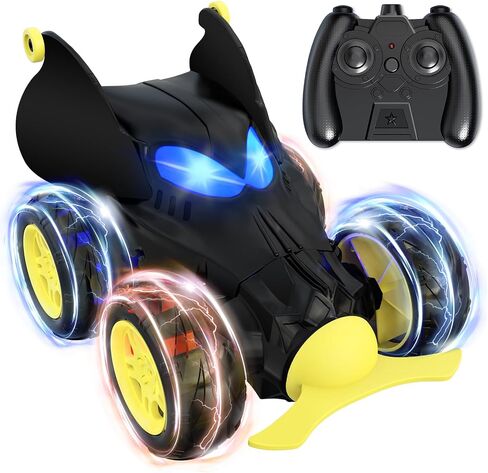 Unicorn Remote Control Car for Girls, 360° Rotating 4WD Stunt RC Cars with Cute Cool LED Lights, Rechargeable Car Toys Birthday Gifts for Kids Girl Age 3-6 7-9 10-12 in Saudi Arabia