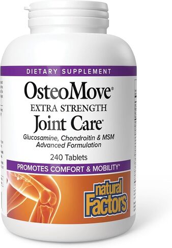 Natural Factors, OsteoMove Joint Care, Extra Strength Support for Joint and Bone Health, Non-GMO, 240 tablets (120 servings) in Saudi Arabia