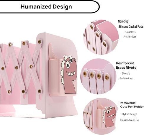 نهايات كتاب قابل للتعديل للكتب الثقيلة ، ومكتبات معدنية شديدة التحمل للرفوف ، ومنظم الكتب لمكتب الأطفال (الأخضر) in Kuwait