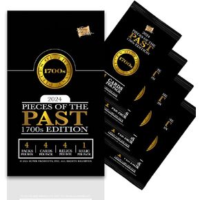 2024 1700s Edition: Contains 4 Packs with 4 Cards Each- Total of 4 relic Hits- 100 Different relic Cards Featuring Historical Figures Like Beethoven and Washington