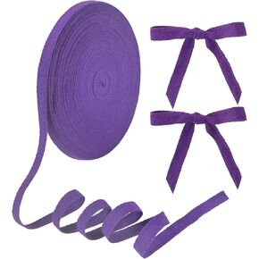 40 Yards Herringbone Twill Tape for Sewing,Pet Collar,Gift Wrapping Home Deco Cotton Webbing Straps-Natural Bias Binding Tape for Handles, Crafting & DIY Projects (Lavender, 5/8 INCH 15mm)