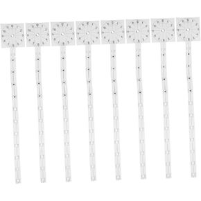 8pcs Graduated Paper Scale for Accurate Clock Assembly in Bedroom Living Room Office and Classroom Reliable User Friendly Design