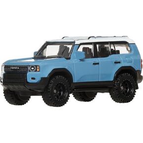 Hot Wheels Premium Car Culture Off Road 1:64 Scale Die-Cast 2024 Toyota Land Cruiser Vehicle with Real Riders Tires & Metal/Metal Body & Chassis