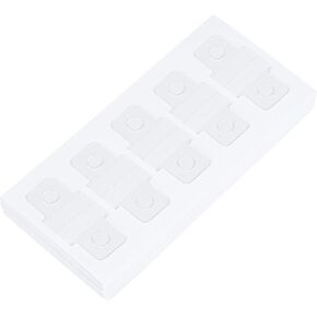 400pcs Binder Inserts,Clear Binder Sleeves,Self-Adhesive Hole Reinforcement Stickers,Labels Sticker Binders for Loose-Leaf Refill,School & Office Organization