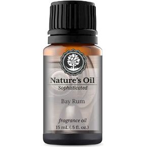 Bay Rum Fragrance Oil (15ml) for Cologne, Beard Oil, Diffusers, Soap Making, Candles, Lotion, Home Scents, Linen Spray, Bath Bombs