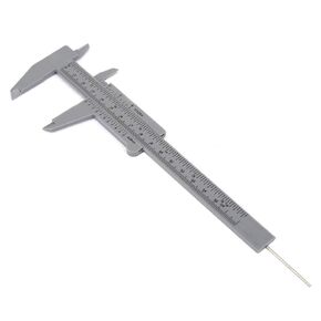 Regel Scale, Portable Light Plastic Double Control Scale for Antique Measurement for Exhibition Gifts for Jewelry Measurements for School (Green)