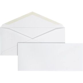 Office Depot All-Purpose Envelopes, #9 (3 7/8in. x 8 7/8in.), White, Box Of 500, 77115