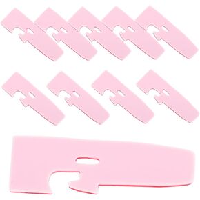 Angoily 10pcs Overlock Presser Foot Pad Covers Durable Plastic Accessory for Enhanced Sewing Performance Overlock Machines Easy Installation for Home and Industrial Use