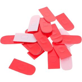ARTIBETTER 20pcs Serger Presser Foot Pad Covers Durable Plastic Bottom for Overlocking Machines Enhances Sewing Precision Quick Installation Lightweight and Portable Sewing Accessory