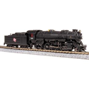 Broadway Limited 7836 USRA Heavy Mikado, MILW 333, Paragon4 Sound/DC/DCC, N Scale