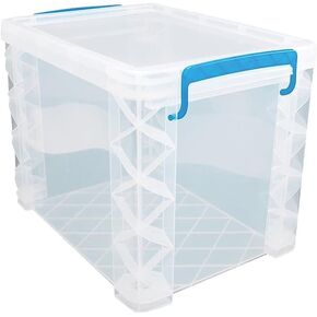 Advantus Super Stacker File Box, Letter Size, Clear (36872)