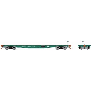 Rapido RAP138004 HO SCALE F30A 50 Penn Central Flatcar Pack من 6