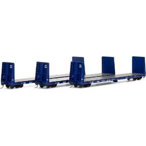 Athearn HO 60' Bulkhead Flat Toe 3#4005/4057/4092 ATH17223 HO Rolling Stock