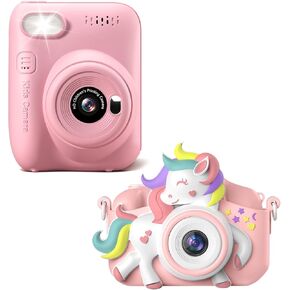 Kids Camera for 3-12 Years Old Toddlers & 3.0" HD 1080P Digital Video Cameras with 3 Rolls of Printer Paper for Childrens, Birthday Gifts Toy for 3 4 5 6 7 8 9 10 11 12 Year Old Girls
