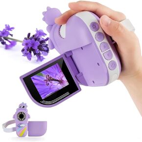 Microscope for Kids: 4K 2" Screen Portable Digital Camera Microscope, Pocket Microscopes Scope Educational Science Kit for Kid Age 4-12, Birthday Gifts for Kids Boys and Girls