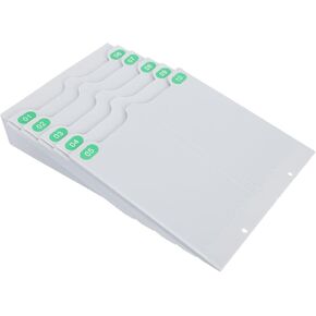 1pc Wall-Mounted Flexible Attendance Card Holder Cards Storage Shelf Multi Pockets for and Garage Organize Your Space Efficiently