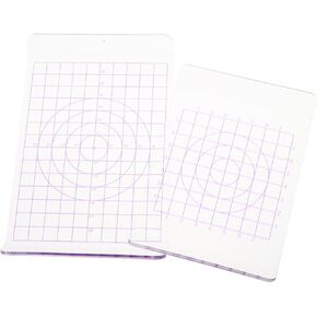 ARTIBETTER 2Pcs Transparent Acrylic Clay Board Polymer Clay Rolling Plate with Rounded Corners for Sculpting DIY Models and Projects Safe and Versatile