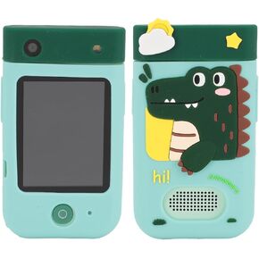 48MP 1080P HD Kids Smart Phone, 2.8in Touchscreen Camera with Autofocus, 180° Rotating Lens, Music Player, Games, Voice Recorder, for Boys Girls, with Carton Stickers (Pink Rabbit)