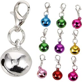 BESPORTBLE 10Pcs Pet Collar Bells Decorative Dog and Cat Hanging Bells Crafted Soft Chime Accessories for Pet Collars for Holidays and Giving for Easy Carrying