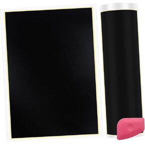 Engraving Marking Paper Focusing Paper Sturdy Fittings Engraver Color Paper for Cutting Cups Metal Glass, Black