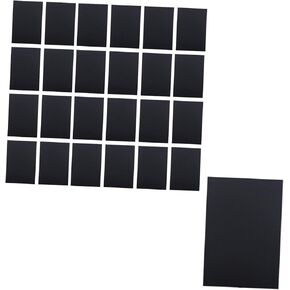 25 Pieces Engraving Marking Paper Engraving Materials DIY Birthday Gifts 11.69inchx8.27 for H2D Engraver Machine, Black