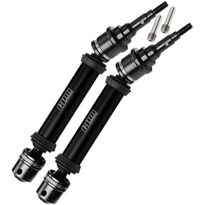 GPM Medium Carbon Steel+6061 Alloy Rear Driveshaft Assembly with 6 Mm Axle for TRAXXAS 1/10 Ford F-150 Raptor R-101076-4