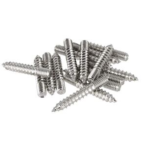 Conchos for Clothes - Wood Screws & Adapter for Concho - 1" - 10/pack