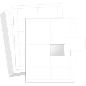 300 PCS Printable Business Card Thick Business Cards, 3.5" x 2" Blank Business Card Paper Compatible with Laser & Inkjet Printer, Double-sided Printing, Matte White Paper, 10 Cards/Sheet