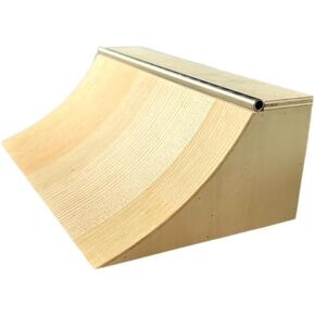 LC Boards Fingerboard Quarter Pipe V2 Wood RAMP