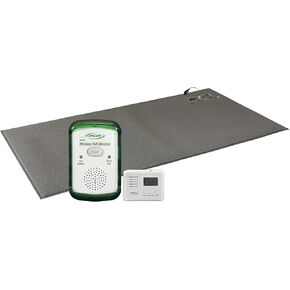 Smart Caregiver Floor Alarm Mat for Elderly Dementia and Alzheimer's Patients - Wireless Pager Alerts Caregiver to Help Prevent Falls and Wandering